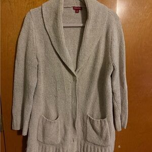 Merona Women's Light Gray Cardigan Sweater